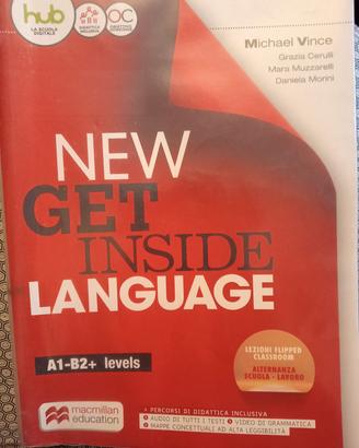 Libro di inglese "New Get Inside Language"
