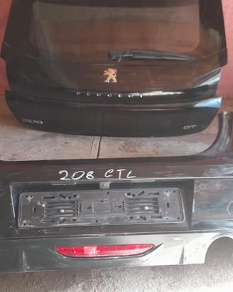 Portellone e paraurti Peugeot 208