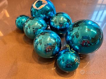 Palle albero Natale azzurre