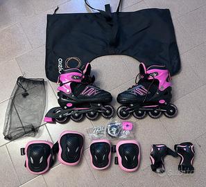 Rollerblades bambina con protezioni