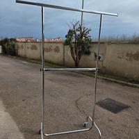 Stender appendiabiti cromato a doppia altezza