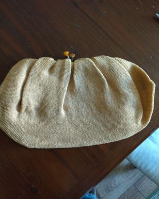 Borsa vintage "Pasticcino" in rafia