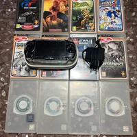 Psp + 12 giochi + custodia + caricabatterie