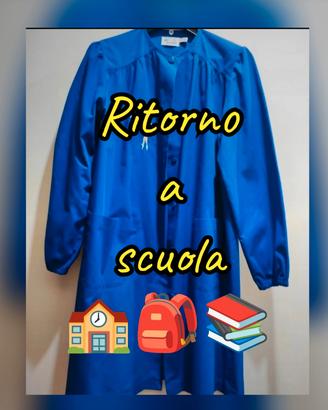 Grembiule bimba blu 11 anni 
