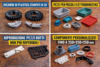 Pezzi in plastica stampa 3D -  ricambi/accessori