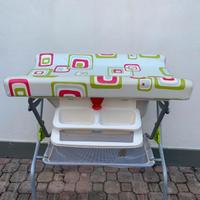Fasciatoio per bambini con vaschetta 