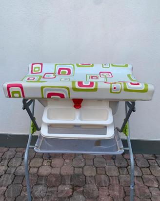 Fasciatoio per bambini con vaschetta 