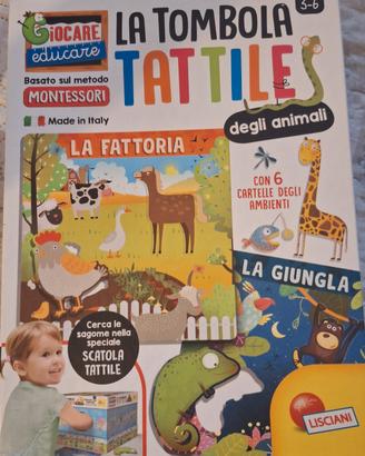tombola tattile per bambini