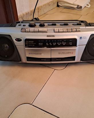 radio stereo cassetta aiwa cs w530