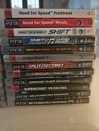 collezione giochi macchine ps3