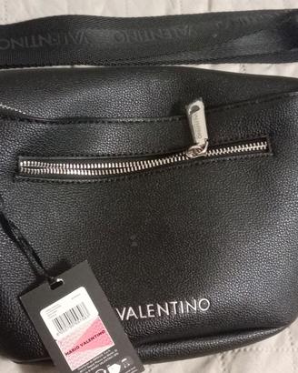 marsupio Mario Valentino pelle nera nuovo