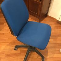 SEDIA ERGONOMICA UFFICIO/PC MOSCHELLA BLUE
