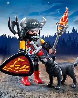 PLAYMOBIL 5385 - Guerriero con Lupo