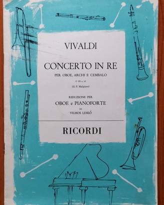 Vivaldi - CONCERTO IN RE, Riduz. Oboe e Pianoforte