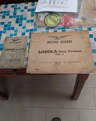 libretto pezzi di ricambio moto Guzzi lodola
