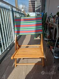 SEDIA PIEGHEVOLE DA SPIAGGIA