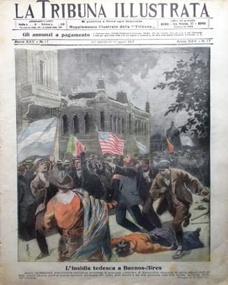La Tribuna Illustrata 29 Aprile 1917 WW1