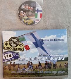 libro "25 anni di amore per il rally di Finlandia"