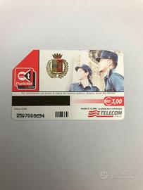 Scheda Telefonica rara museo della moto polizia