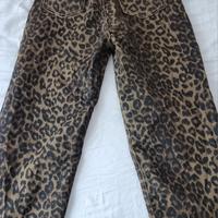 Jeans leopardati donna Tg.S
