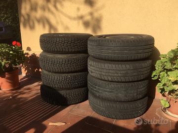 Cerchi con gomme estive +gomme invernali R14