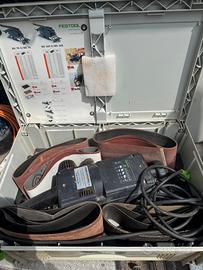 Levigatrice Festool BS 105 E-set più carte