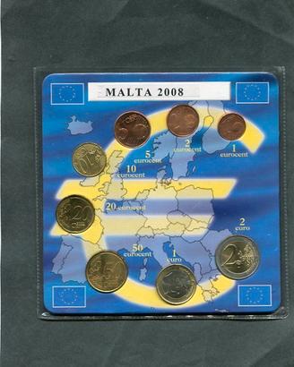 MALTA - DIVISIONALE EURO 2008 - con F nelle stell.