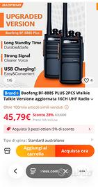 Walkie-talkie professionale