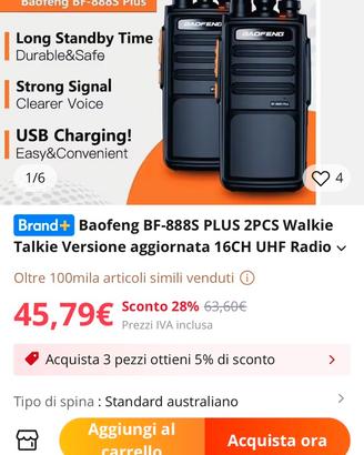 Walkie-talkie professionale