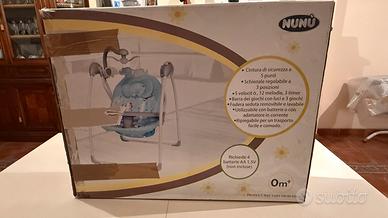 Altalena sdraietta a dondolo nunù celeste