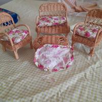 Salotto Vimini Barbie