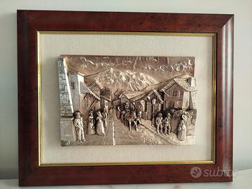 Quadro Bassocilievo Argento 925 Capitanelli 