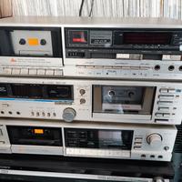 3 registratori a cassetta 