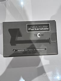 Porta rotolo da muro con doppio fissaggio Easy