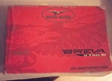 Moto guzzi breva 750 libretto uso e manutenzione