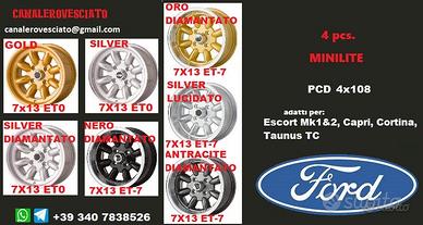 Minilite 7x13 4x108 FORD CITROEN PEUGEOT SAAB