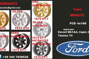 Minilite 7x13 4x108 FORD CITROEN PEUGEOT SAAB