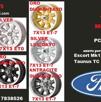Minilite 7x13 4x108 FORD CITROEN PEUGEOT SAAB