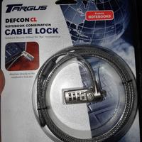 TARGUS Defcon Cable Lock per Notebook/Laptop