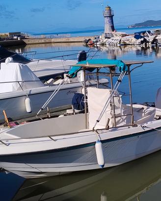 Barca WAHOO 5,6m con motore Mercury 150 cv Optimax