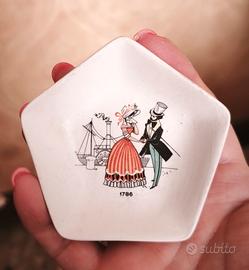 Piattino svuotatasche Vintage ceram. Malabar Italy