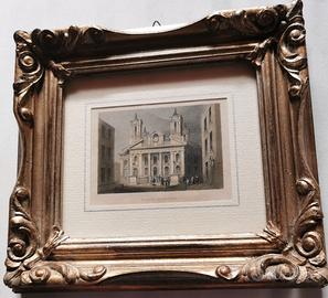 Antica litografia Cattedrale di St.  John