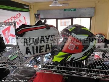 Casco integrale ls2 challenger ff327 fluo fibra