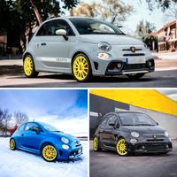 4 Cerchi Abarth SS da 17 per 500 595