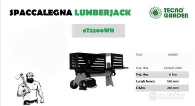spaccalegna 6 tonnellate elettrico 220v