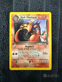 Dark Charizard 4/82 edizione 1 holo swirl