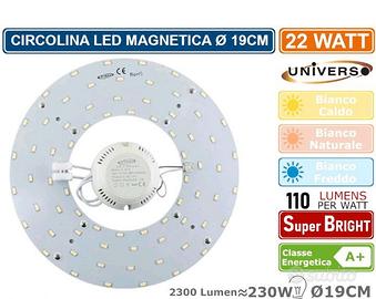 CIRCOLINA MAGNETICA A LED 22W 4000K