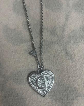 Collana a cuore Guess