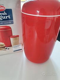 Mini robot per yogurt,rosso