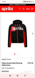 Felpa Aprilia con protezioni